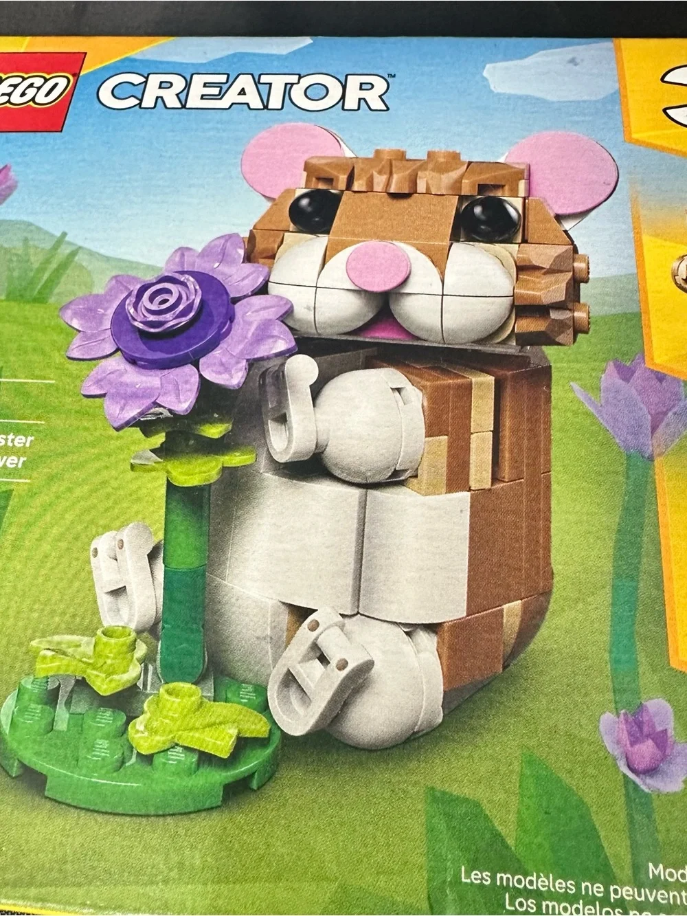 LEGO Creator 3 in 1 31376 Cute Hamster with Flower 166 Pieces